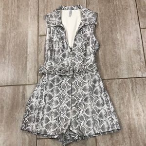 Urban Outfitters vegan leather romper Size Medium